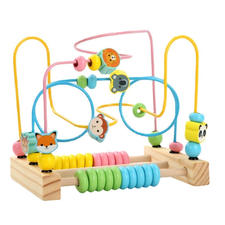 Children Beads Around Multifunctional Puzzle Block Toys, Style: Reluova