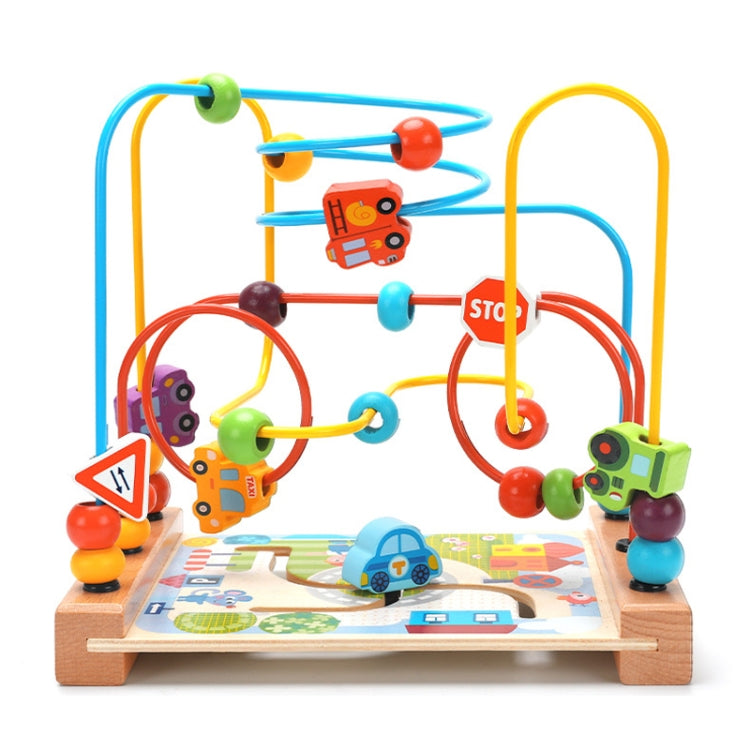 Children Beads Around Multifunctional Puzzle Block Toys, Style: Reluova