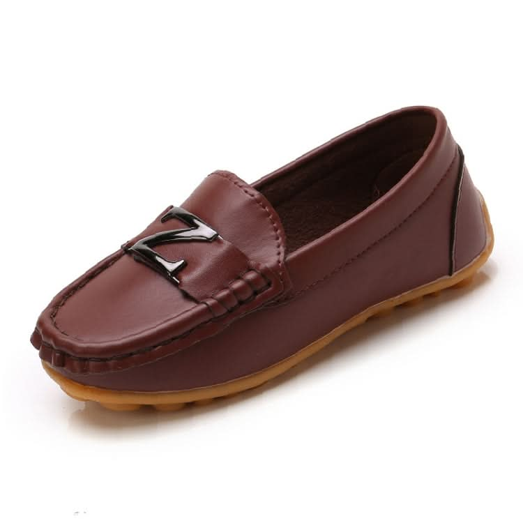 DKF-282 Lightweight Non-slip Dance Bean Shoes Children Leather Shoes, Series 5 Reluova