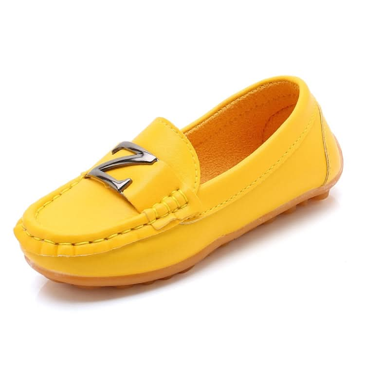 DKF-282 Lightweight Non-slip Dance Bean Shoes Children Leather Shoes, Series 4 Reluova