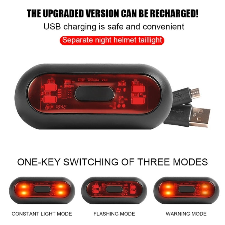 Motorbike Helmet Warning Light USB Rechargeable Waterproof Tail Light ÎҵÄÉ̵ê