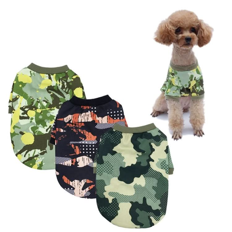 Dog Clothes Camouflage Series Fleece Sweater Small Pet Clothing - Reluova