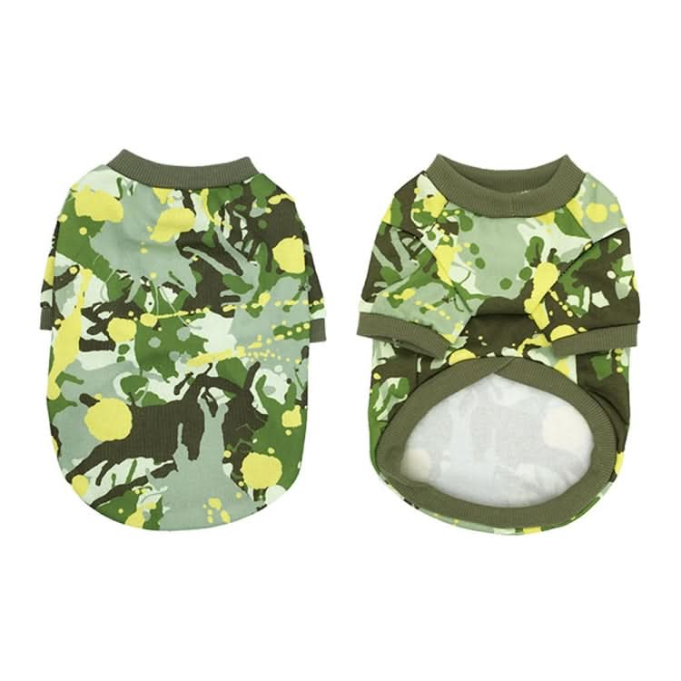 Dog Clothes Camouflage Series Fleece Sweater Small Pet Clothing - Reluova