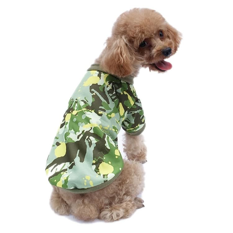 Dog Clothes Camouflage Series Fleece Sweater Small Pet Clothing - Reluova