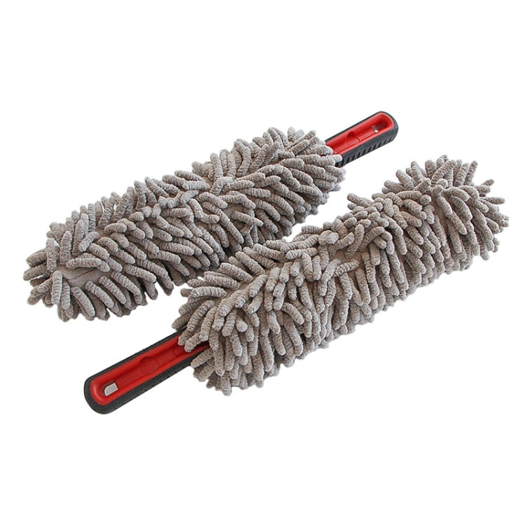 2 PCS Car Cleaning Chenille Long Handle Round Car Wash Duster-Reluova