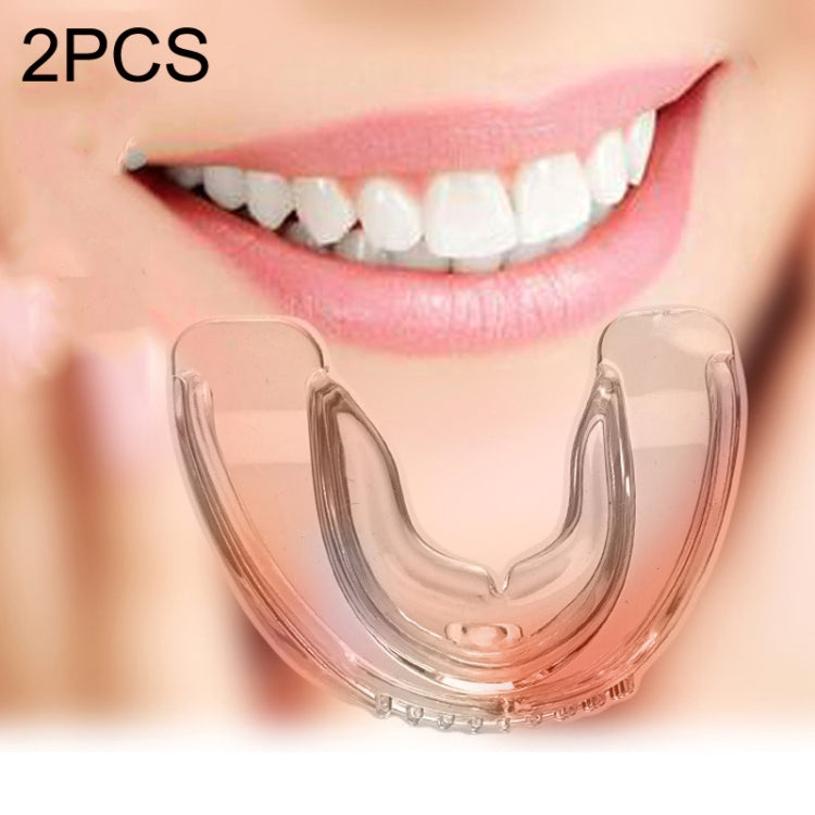 2PCS Adult Teeth Correction Night Anti-Grinding Fixing Silicone Tooth Corretor, Style: