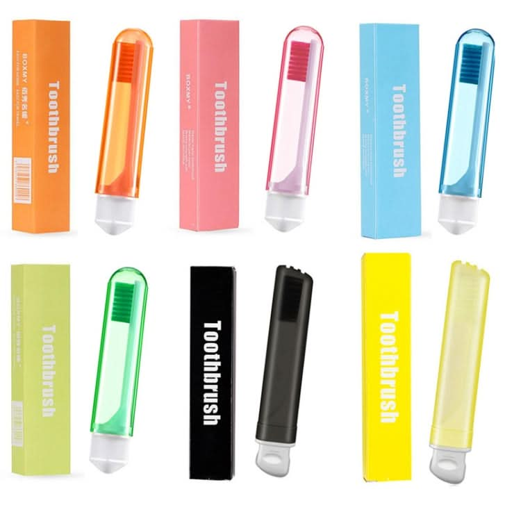 Portable Business Trip Folding Toothbrush Multi-color Super Soft Bristles Toothbrush Reluova