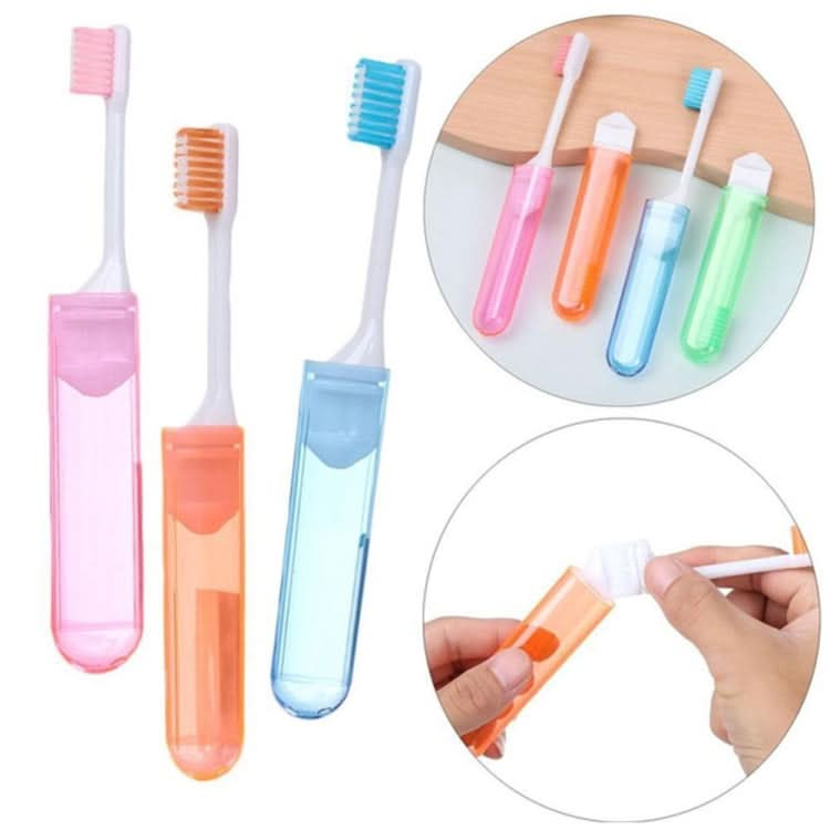 Portable Business Trip Folding Toothbrush Multi-color Super Soft Bristles Toothbrush Reluova