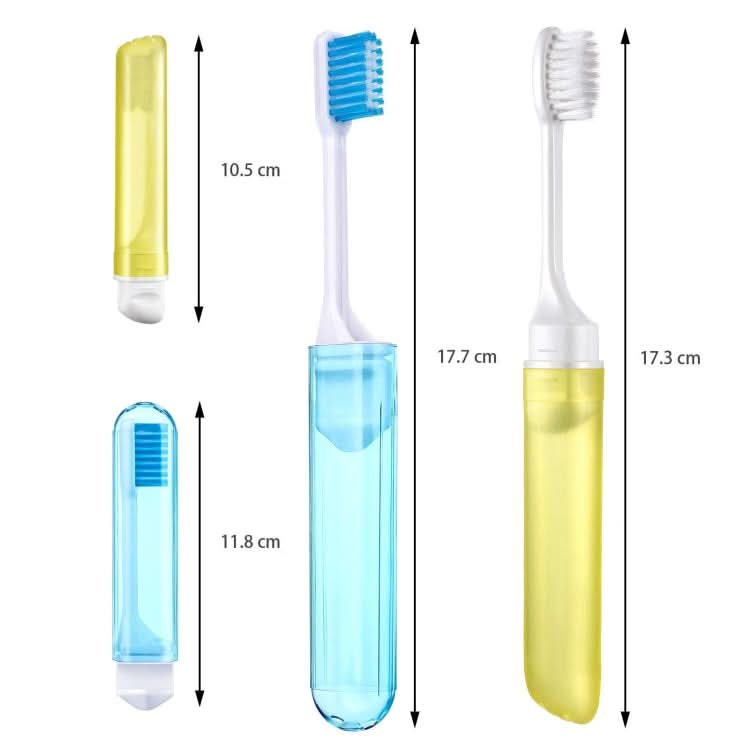 Portable Business Trip Folding Toothbrush Multi-color Super Soft Bristles Toothbrush Reluova