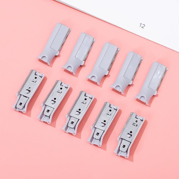 10 PCS Stainless Steel Microblading Blades For Eyebrow Trimmer-Reluova