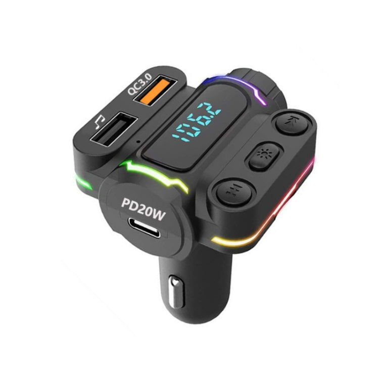 P7 PD20W QC3.0 Dual Fast Charging Car MP3 Player FM Transmitter ÎҵÄÉ̵ê