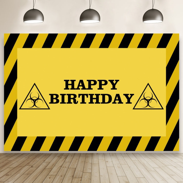 1.5m x 1m  Construction Vehicle Series Happy Birthday Photography Background Cloth