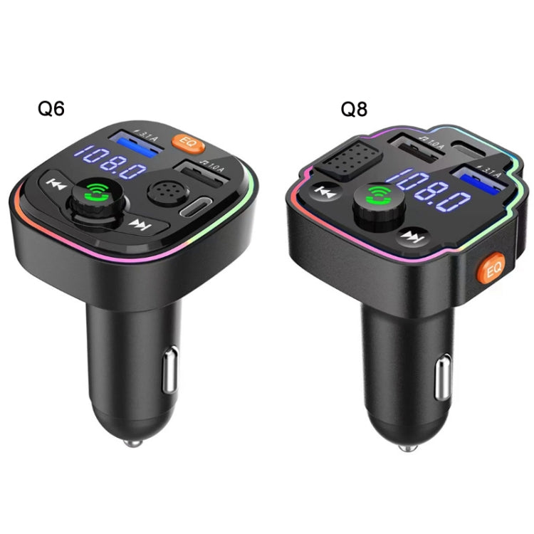 Car Bluetooth FM Transmitter PD Fast Charging Ambient Light ÎҵÄÉ̵ê