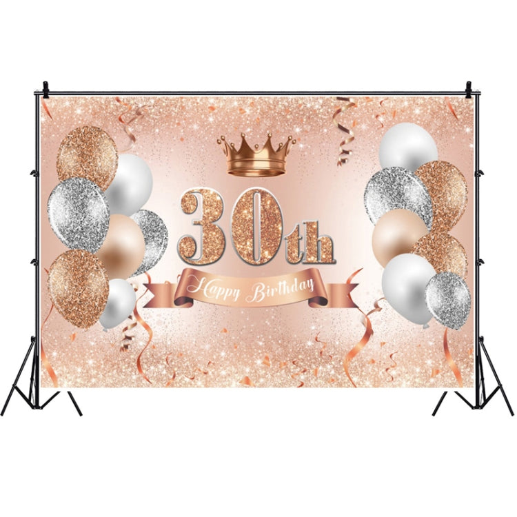 1.5m x 1m Rose Golden Balloon Birthday Party Background Cloth Photography Photo Pictorial Cloth