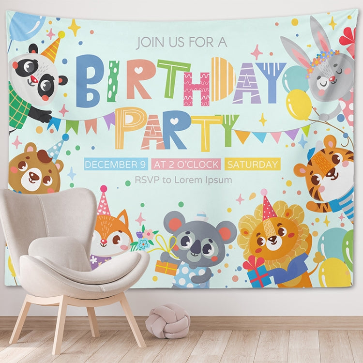 Happy Birthday Photo Backdrop Party Decoration Tapestry, Series 2