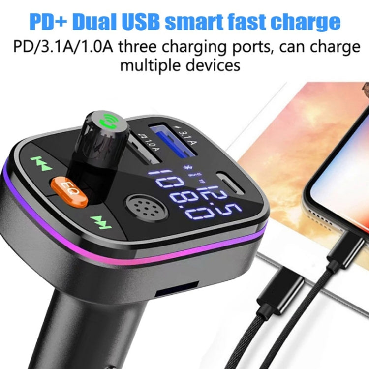 Car Bluetooth MP3 With TYPE-C Port PD Charging FM Transmitter ÎҵÄÉ̵ê