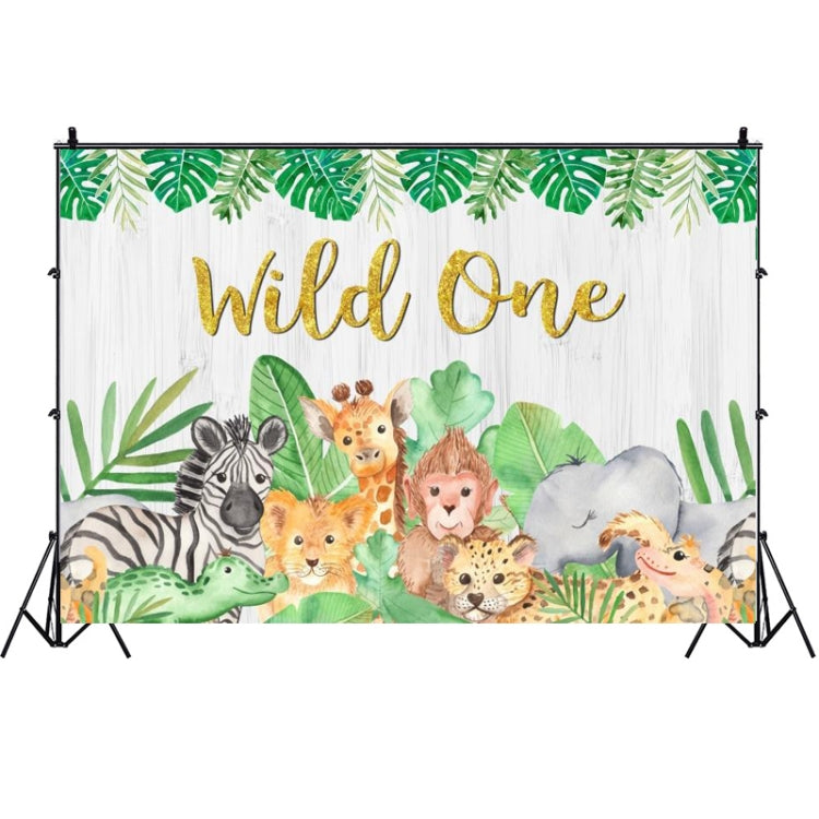 1.5m x 1m Animal Forest Cartoon Birthday Party Banquet Decoration Photo Background Cloth