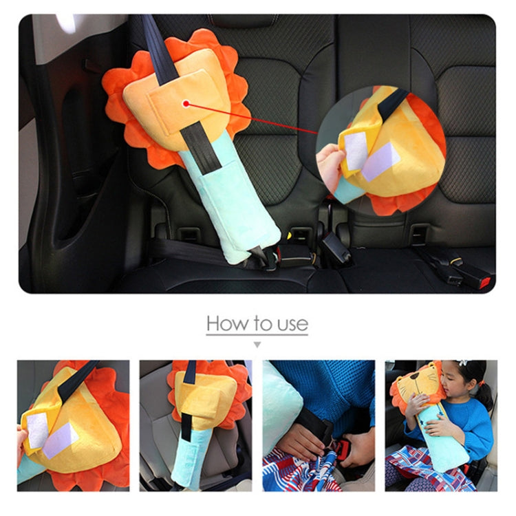 50cm Children Car Belt Cartoon Shoulder Protector Pillow