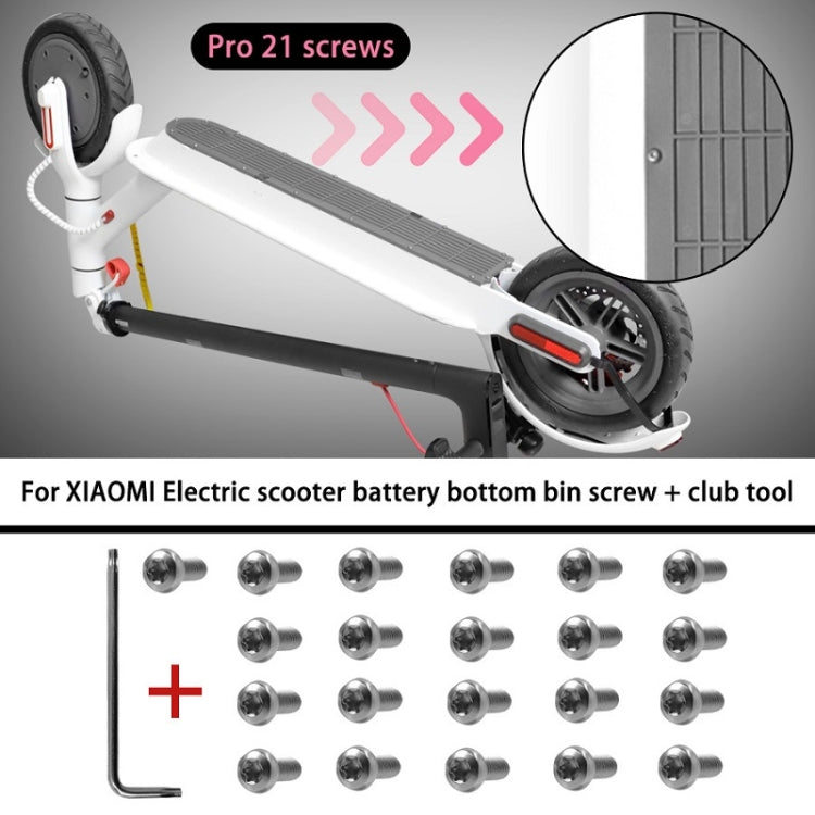 21 PCS/Set For Xiaomi Mijia M365 Pro Battery Compartment Screws-Reluova