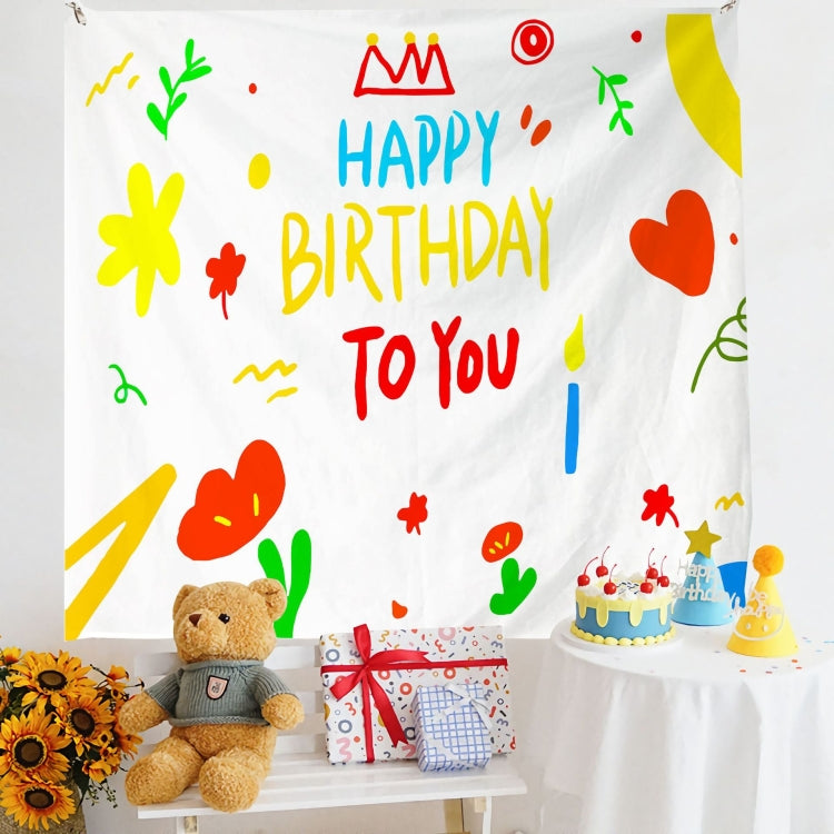 Birthday Layout Hanging Cloth Children Photo Wall Cloth, Series 1