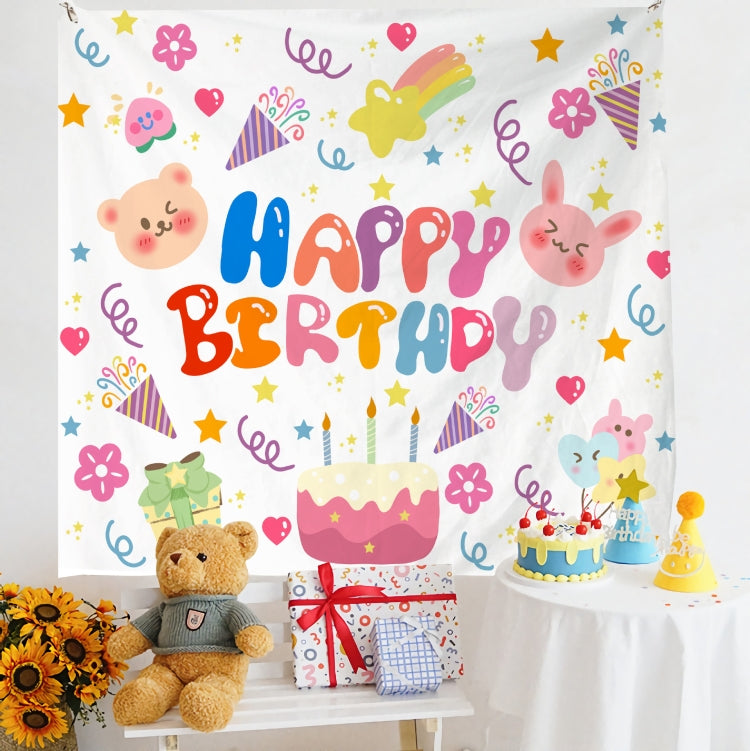 Birthday Layout Hanging Cloth Children Photo Wall Cloth, Series 3