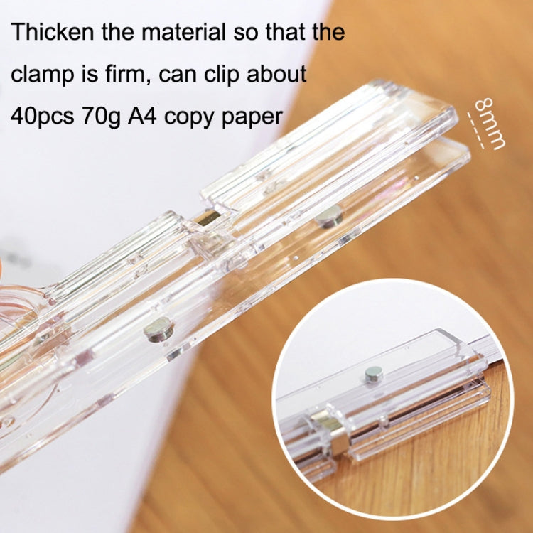 MOYL Y893-01 Student Large Capacity Transparent Magnetic Document Test Paper Data Storage Folder My Store