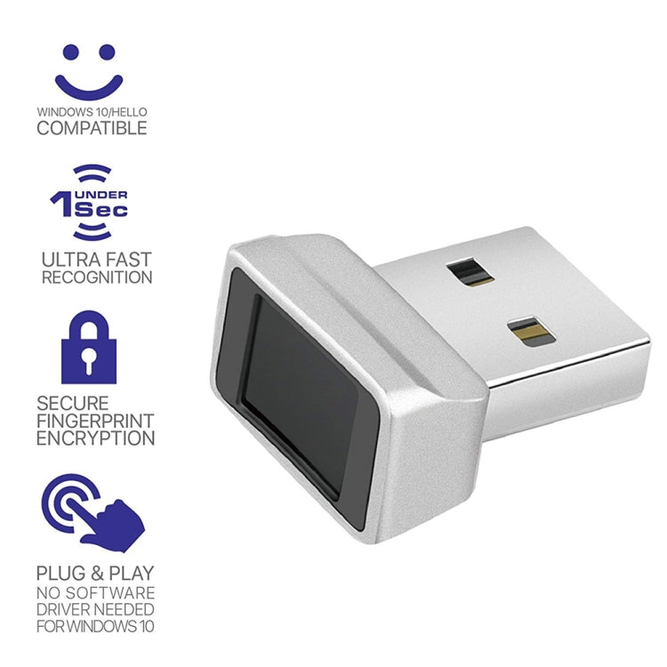 TRU7 USB Fingerprint Reader Module for Windows 8 10 11 Hello