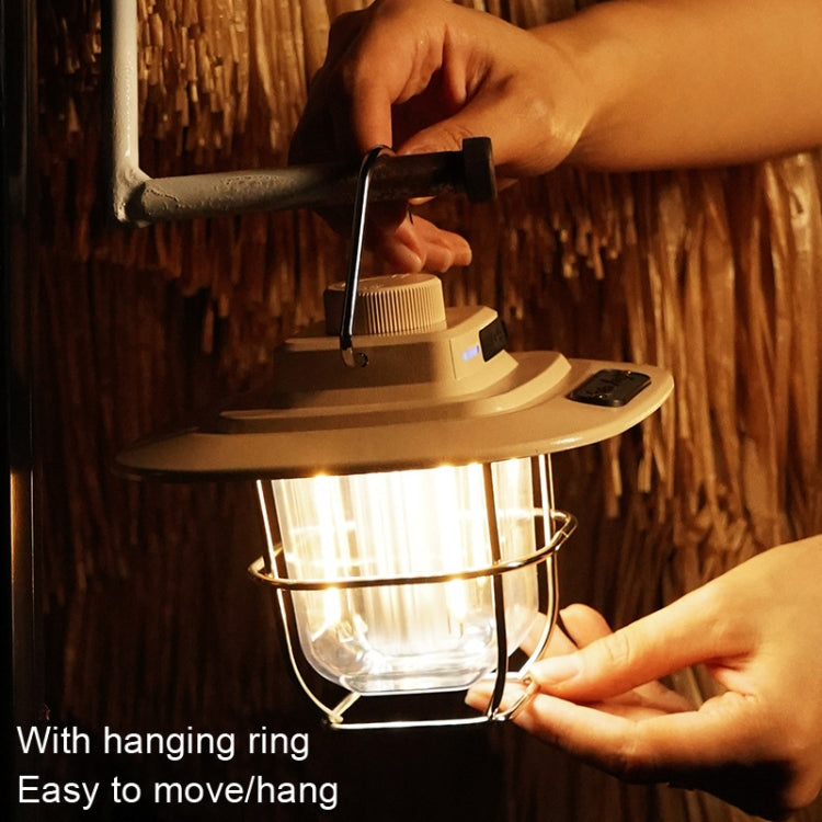 LY02 LED Retro Lantern Hand Tent Lamp USB Charging Camping Light My Store