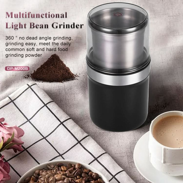 M200B Electric Mini Coffee Grinder Grain Bean Grinding Machine, Spec: Reluova