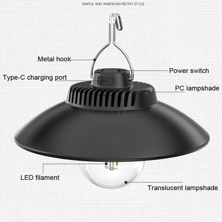 LY11 Retro Outdoor Camping Ambient Light Portable Life Waterproof Tent Light My Store