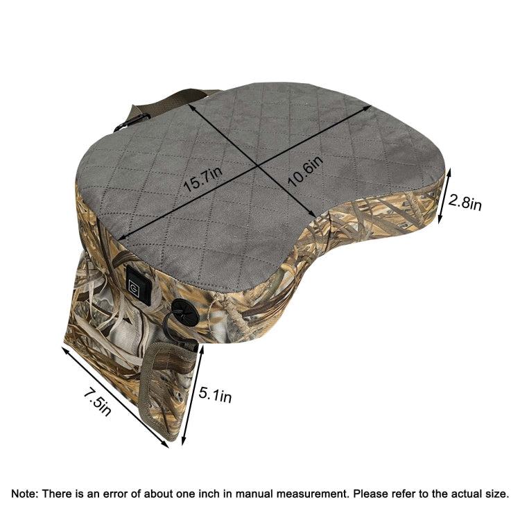 Outdoor Portable Camouflage 3 Gear Adjustable Heated Cushion