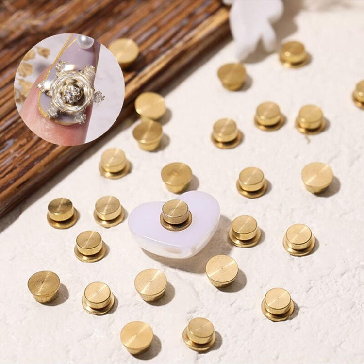 20pcs Metal Rotatable Bearing For DIY Crystal Jewelry Nail Art Decorations-Reluova