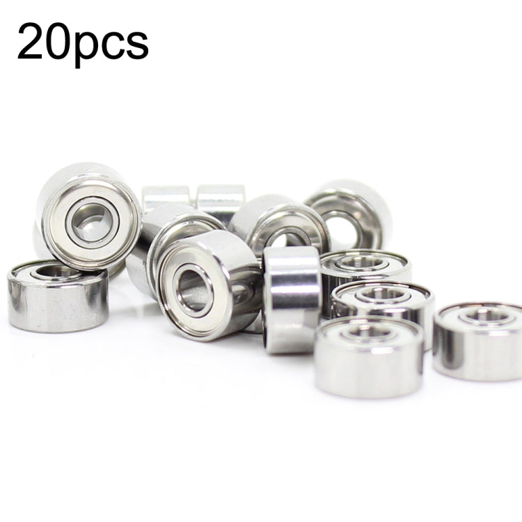 20pcs 3x8x4mm Miniature Bearing Money Dot Machine Motor Air Conditioning Fishing Gear Special Bearing-Reluova