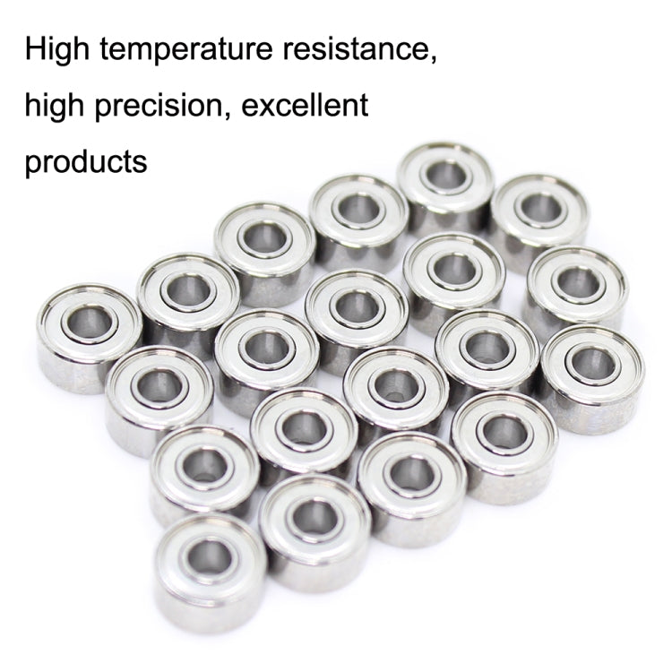 20pcs 3x8x4mm Miniature Bearing Money Dot Machine Motor Air Conditioning Fishing Gear Special Bearing-Reluova