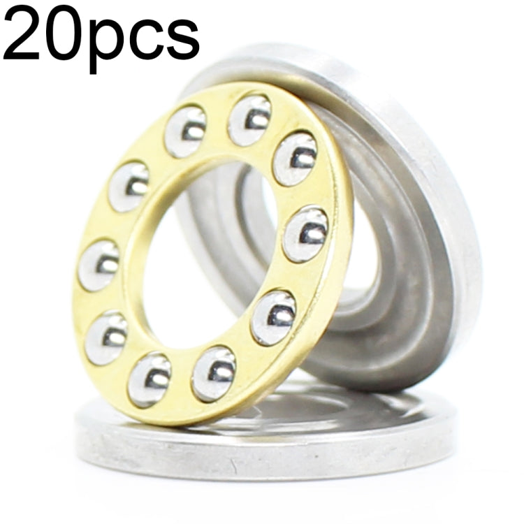 20pcs 3x8x3.5mm Plane Thrust Ball High-temperature Resistant and High-loading Bearings-Reluova