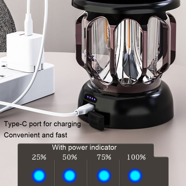 LH-B46 LED Retro Tent Light Convenient USB Charging Camping Light My Store