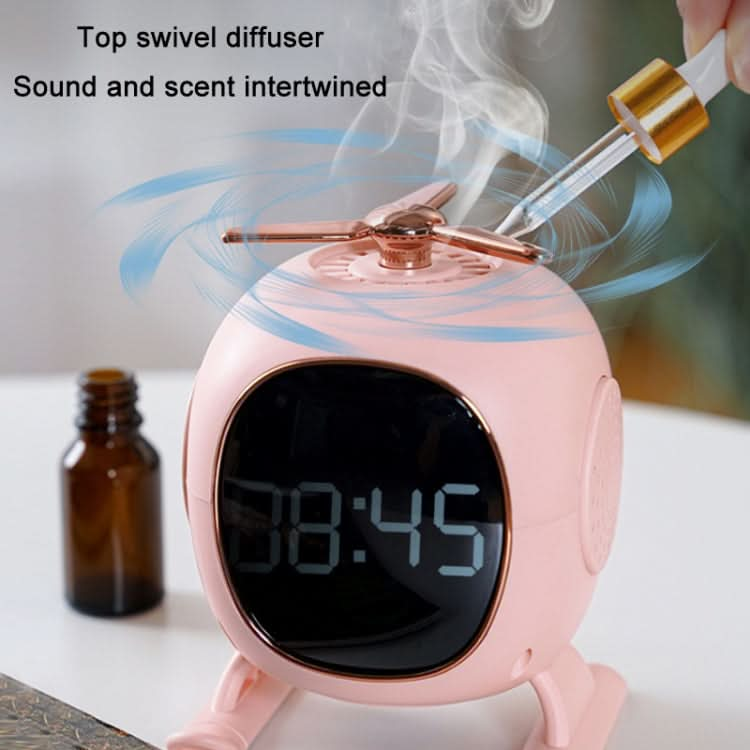 F23 Aromatherapy Bluetooth Alarm Clock Stand Subwoofer Speaker