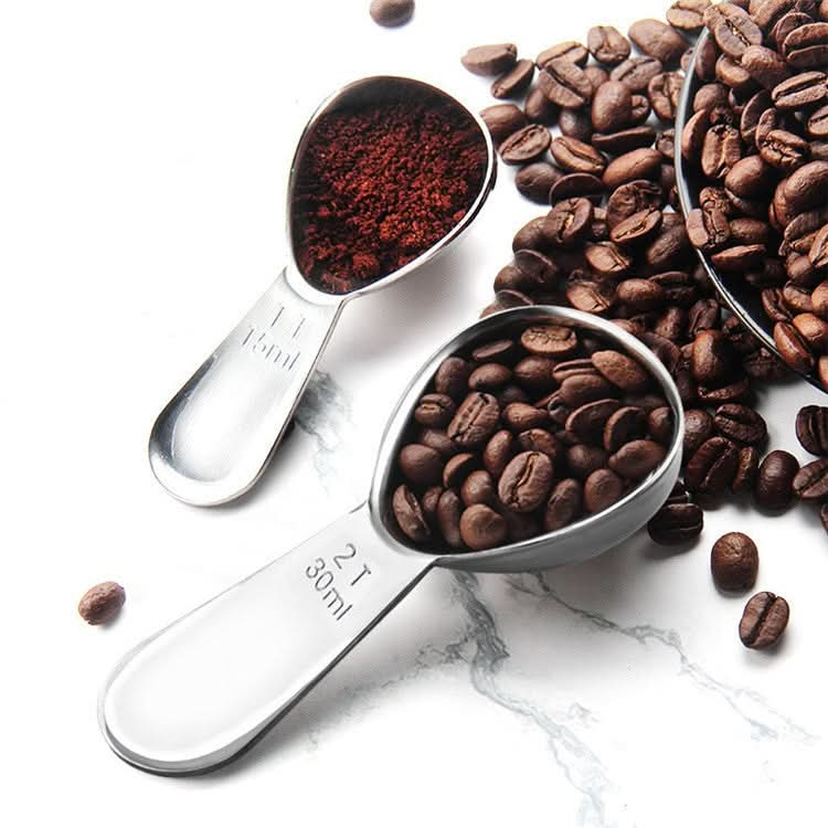 YG-MC12 304 Thickened Stainless Steel Coffee Spoon Scales Scaling Spoon Reluova