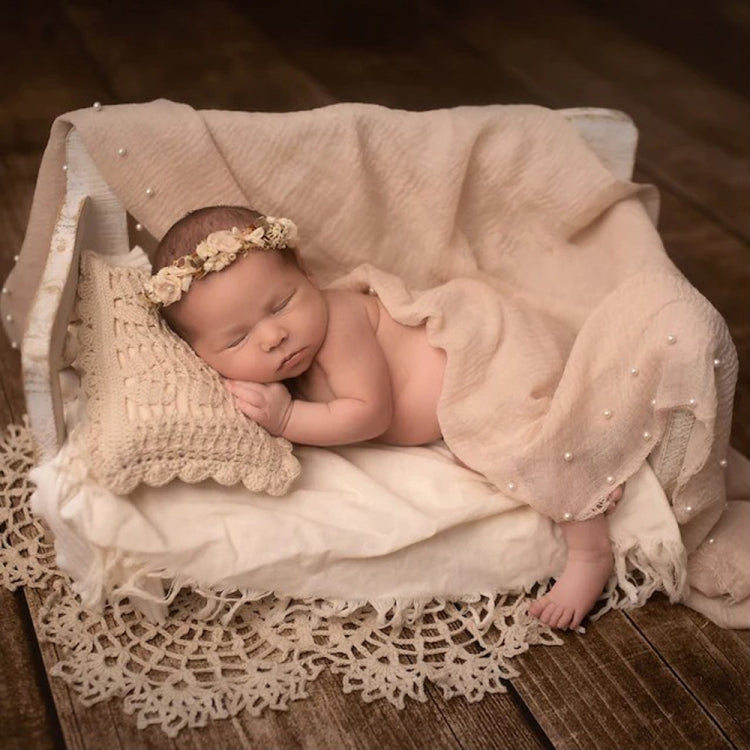 Hollow Lace Round Blanket + Pillow Suit Baby Photography Props My Store