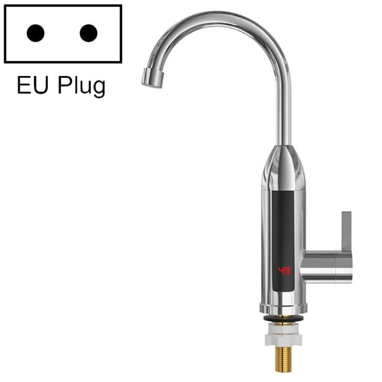 Smart Household Digital Display Instant Hot Kitchen Electric Faucet, Plug: Reluova