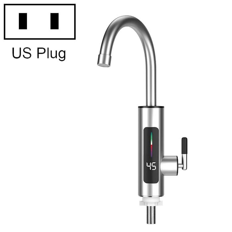 Smart Household Digital Display Instant Hot Kitchen Electric Faucet, Plug: Reluova