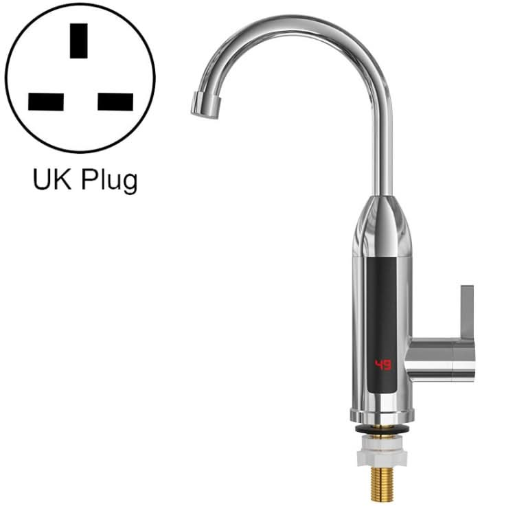 Smart Household Digital Display Instant Hot Kitchen Electric Faucet, Plug: Reluova