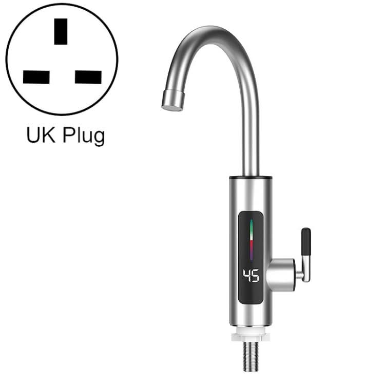 Smart Household Digital Display Instant Hot Kitchen Electric Faucet, Plug: Reluova