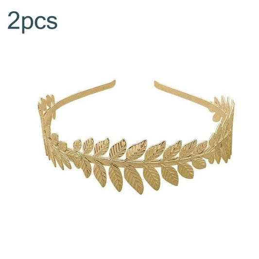 2pcs Tree Leaves Hair Band Headband Bridal Headdress Hair Accessories Reluova