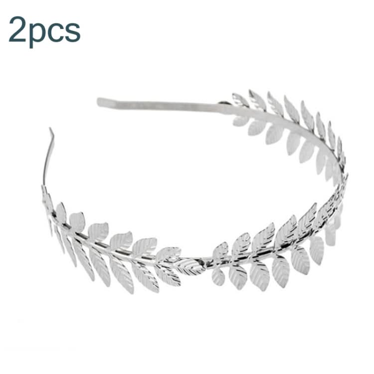 2pcs Tree Leaves Hair Band Headband Bridal Headdress Hair Accessories Reluova