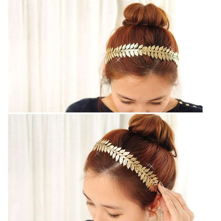 2pcs Tree Leaves Hair Band Headband Bridal Headdress Hair Accessories Reluova