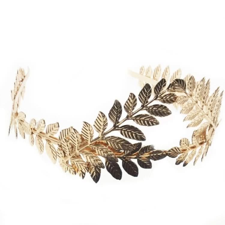 2pcs MetallicLeaves Branch Crown Hair Band Wedding Tiara Hair Accessories Reluova