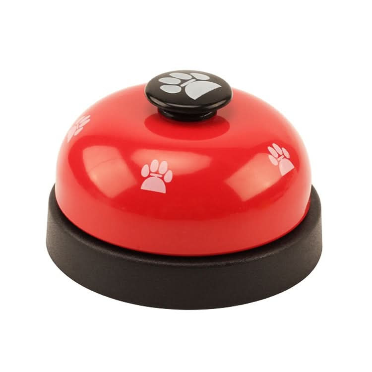 Pet Toy Training Called Dinner Small Bell Footprint Ring Dog Toys - Reluova