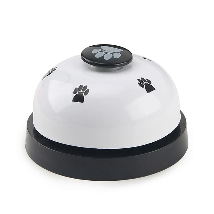 Pet Toy Training Called Dinner Small Bell Footprint Ring Dog Toys - Reluova