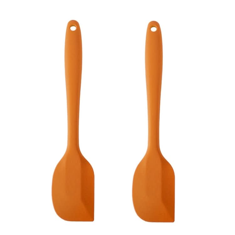 2pcs Large Integrated Silicone Scraper Chocolate Cream Mixing Knife-Reluova